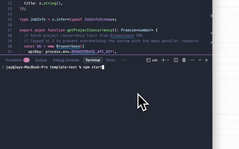AI-powered job applications demo