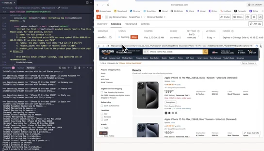Compare Amazon prices across countries