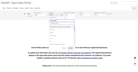 Search business registries for KYC